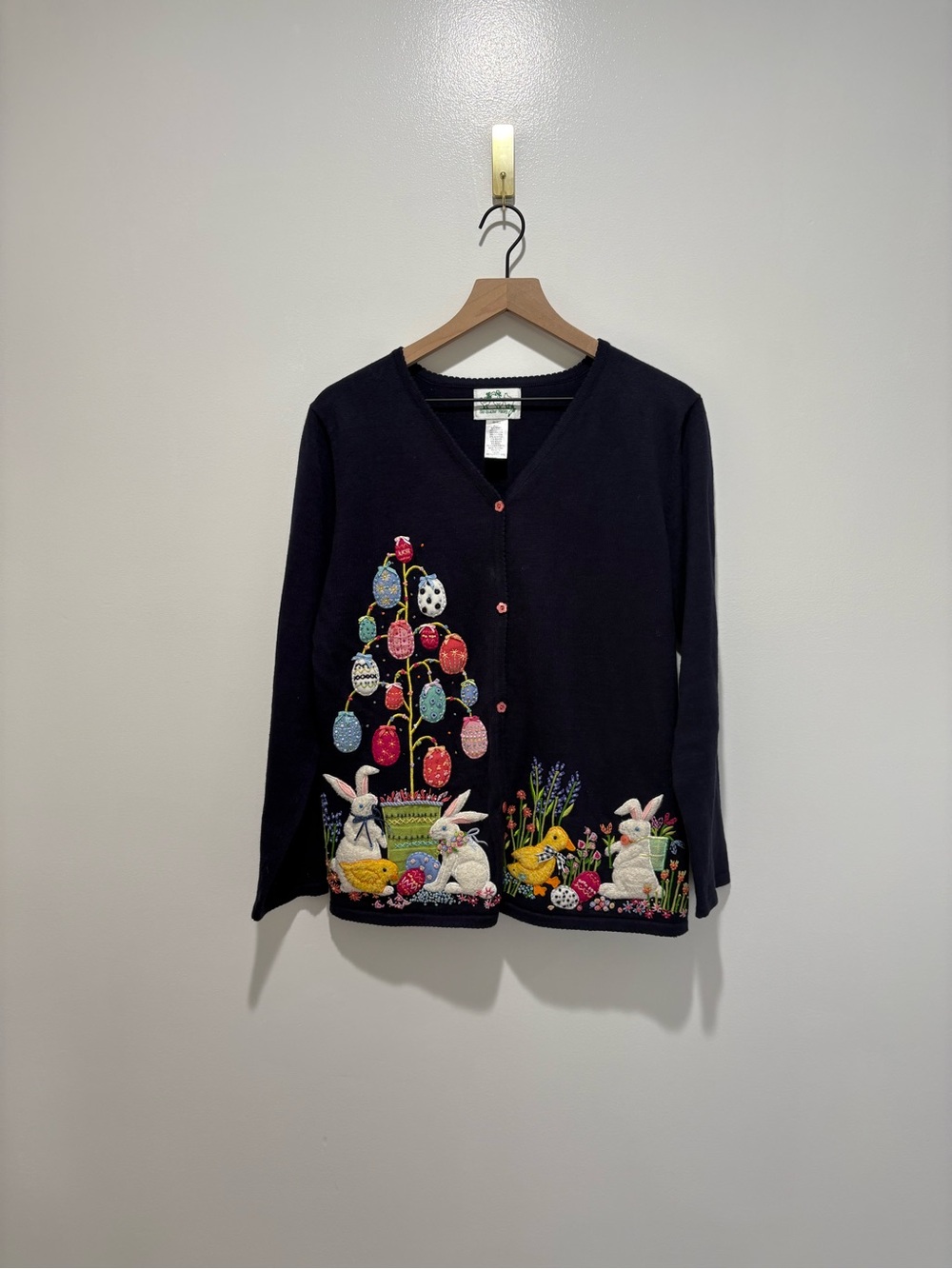 Quacker Factory Button Front Cardigan - Picture 2 of 7